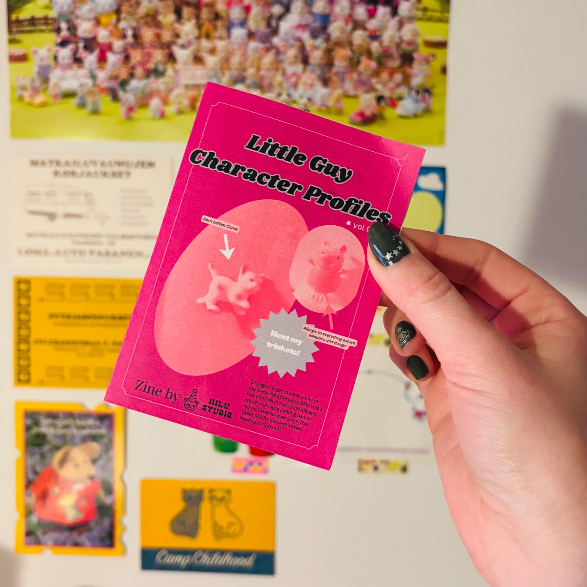 Little Guy Character Profiles vol. 1 ✸ 12-page zine